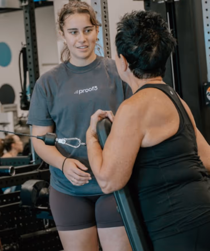 Elizabeth Giordano, coach and researcher at proof3 gym